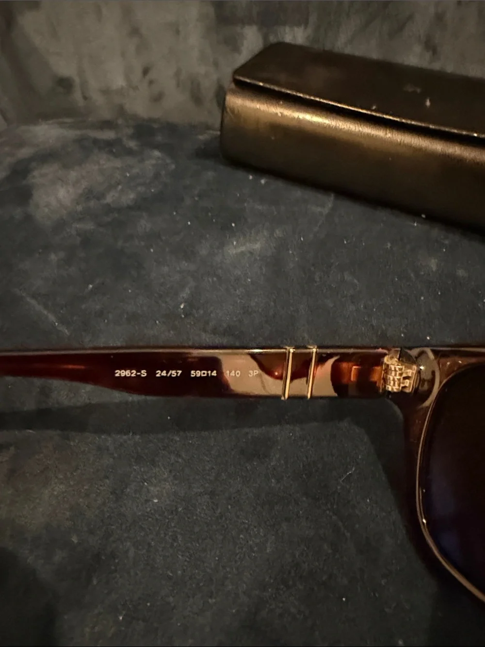 Persol Brown Tortoiseshell Sunglasses with Case